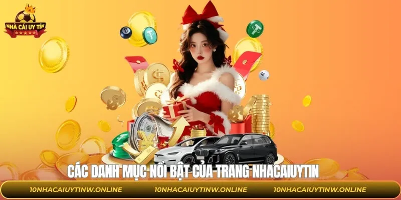 Các danh mục nổi bật trên hệ thống thông tin